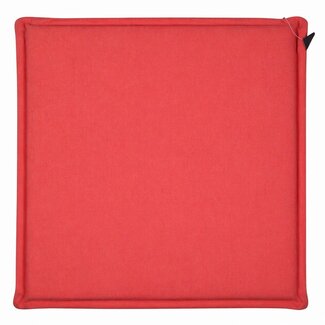 2Lif Monique stoelkussen rood 40x40cm+5cm