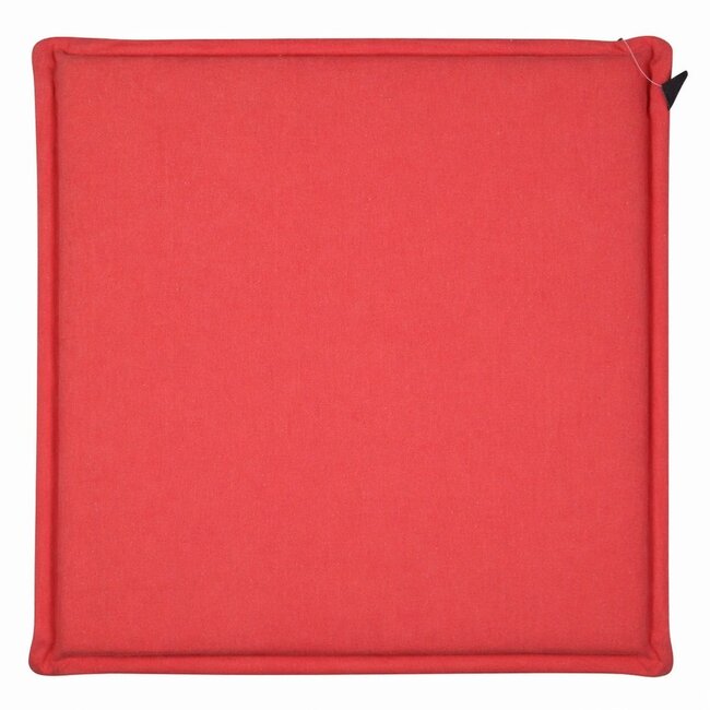 2Lif Monique stoelkussen rood 40x40cm+5cm