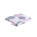2Lif Nandine Outdoor stoelkussen paars 40x40cm+4cm