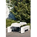 2Lif Beer Tableset Vlamvertragend champagne 2460 1st 100x260cm/ 2st 220x25x45cm