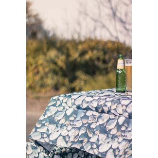 2Lif Beer Tableset Rocks Vlamvertragend Rocks grijs 1st 100x260cm/ 2st 220x25x45cm