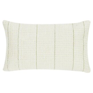 Linen & More Vertical Streep kussen groen 30x50cm