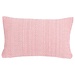 Linen & More Basket Weave kussen roze 30x50cm