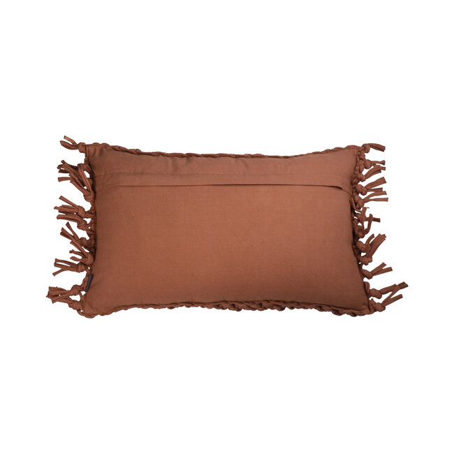Linen & More Vigo kussen bruin 30x50cm