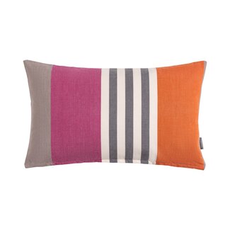 Linen & More Strepen Print kussen multicolor 30x50cm