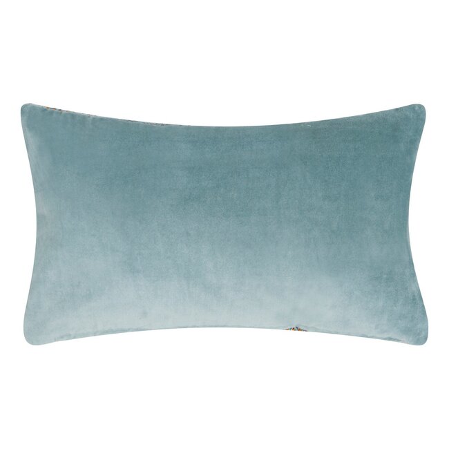 Linen & More Multi Wool Lead kussen zwart multi 30x50cm