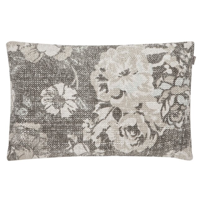 Linen & More Vintage Flower kussen beige 40x60cm
