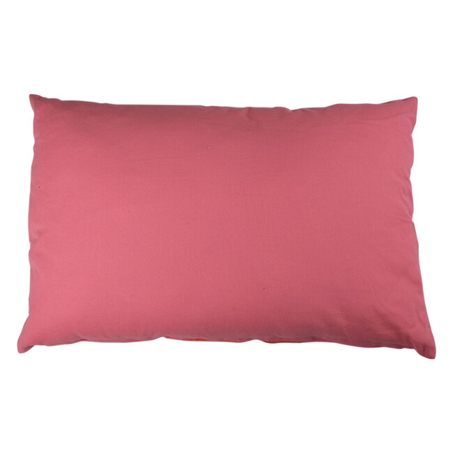 Linen & More Patchwork kussen roze 40x60cm