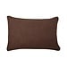 Linen & More Fluweel wool cappuccino cushion 40x60 cm