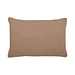 Linen & More Fluweel Wool kussen bruin 40x60cm