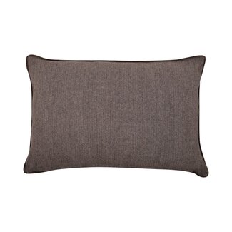 Linen & More Fluweel Wool kussen bruin 40x60cm