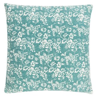 Linen & More Bloem Garden kussen blauw 60x60cm