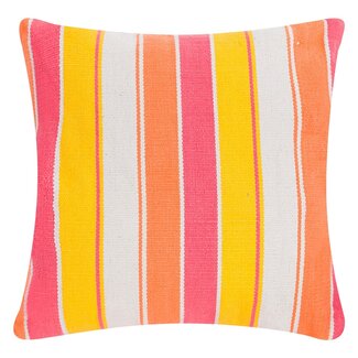 Linen & More Big Streep kussen multicolor 60x60cm