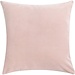 Linen & More Fluweel Linenlook kussen roze 60x60cm