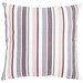 Linen & More Happy Streep kussen roze grijs 60x60cm