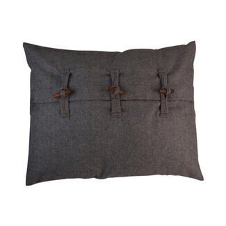 Linen & More Hout Rope Bradford Wool kussen beige 40x50cm