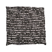 Linen & More Vintage Streep stoelkussen zwart 40x40cm+5cm