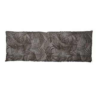 Linen & More Palmblad bankkussen grijs 120x40x5cm