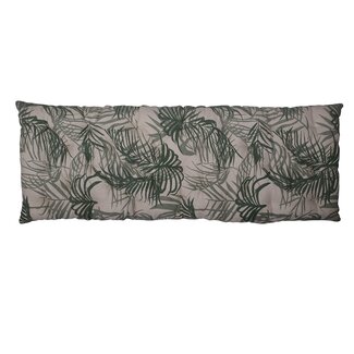 Linen & More Palmblad bankkussen groen 40x120x5cm
