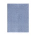 Linen & More Dutch Ruit theedoek blauw 50x70cm (set of 3)