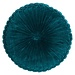 Linen & More Kanan Fluweel kussen blauw dia60x10cm