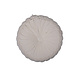 Linen & More Kanan Fluweel kussen gebroken wit dia60x10cm