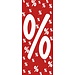 2Lif Banner Prozente vlamw. gefin. 75x180 cm