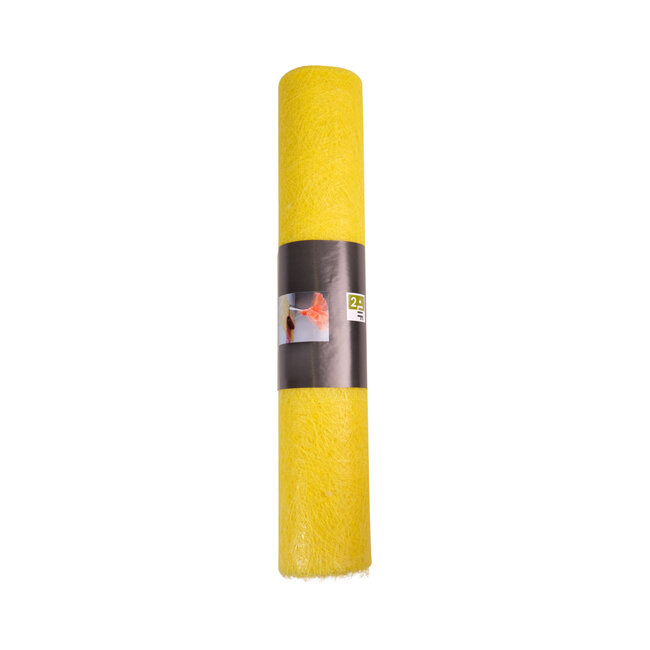 2Lif Decoweb Tafelband geel 60cmx25mtr