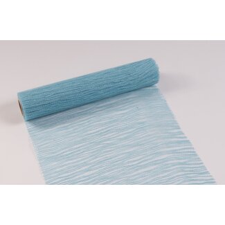2Lif Wave Tafelband aqua 53cmx20mtr (rolled)