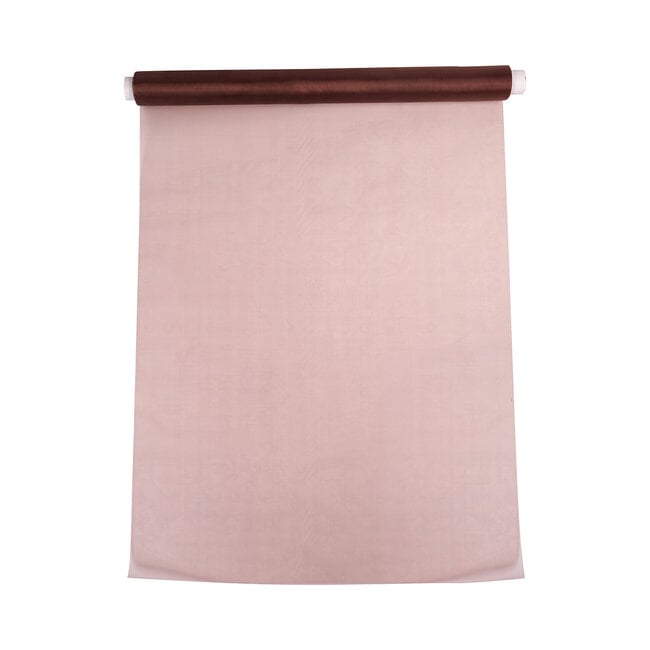 2Lif Napoli Tafelband bruin 70cmx9,1mtr (rolled)