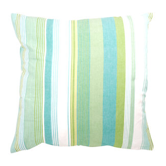 Linen & More Kussen zomerstreep 50x50 lime