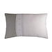 Linen & More Kussen Jasmin 30x50 ties grey -white