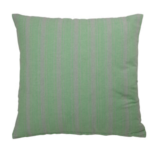 Linen & More Kussen Linen Streep 45x45 light green