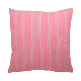 Linen & More Kussen Linen Streep 45x45 pink