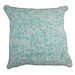 Linen & More Kussen Double Knit 45x45 l.aqua/off white