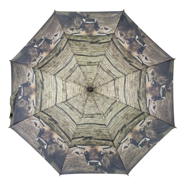 Mars & More paraplu hout zwitserse koe 105cm