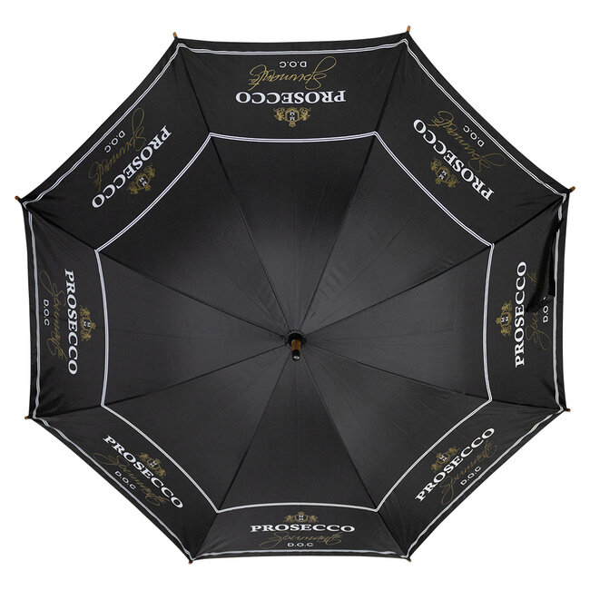 Mars & More paraplu wijn prosecco zwart 105cm