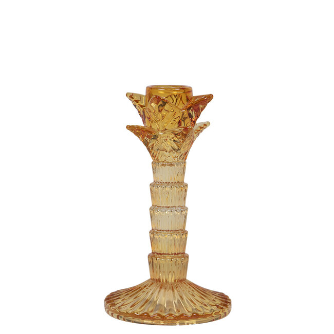 Mars & More kandelaar palmboom licht beige 16cm*