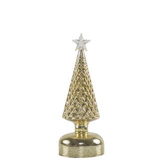 Mars & More led dennenboom goud 24cm*