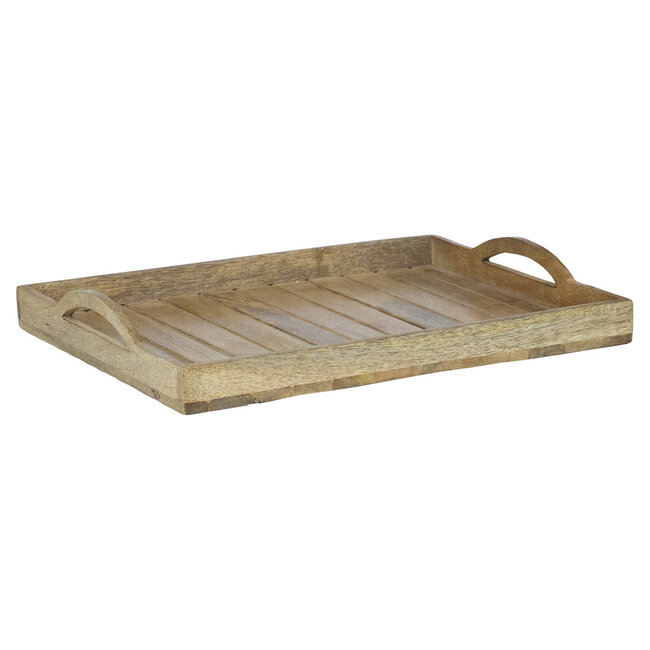 Mars & More dienblad mango hout rechthoek 45/40/36 x 35/30/25 x 4cm (set van 3)