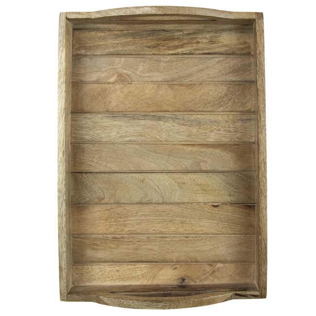 Mars & More dienblad mango hout rechthoek 45/40/36 x 35/30/25 x 4cm (set van 3)