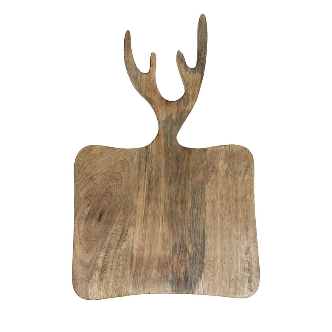 Mars & More Schaal/Snijplank mango hout gewei 45cm