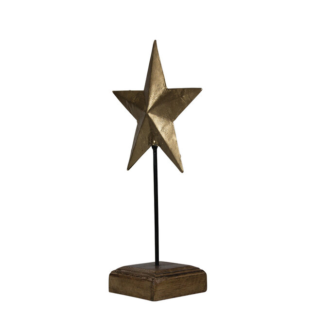 Mars & More staande ster goud 35cm*