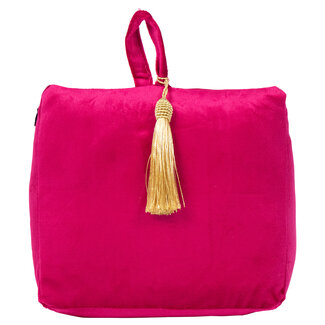 Mars & More deurstopper fluweel fuchsia 18cm