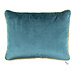 Mars & More half kussen fluweel goud petrol 35x45cm