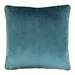 Mars & More kussen fluweel goud petrol 45x45cm