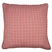 Mars & More kussen katoen rood ruit 55x55cm
