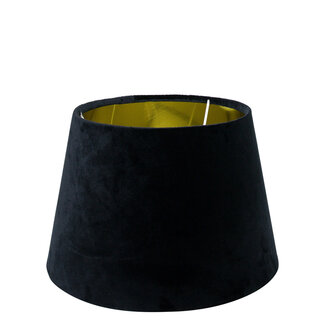 Mars & More lampenkap fluweel zwart dia 25cm