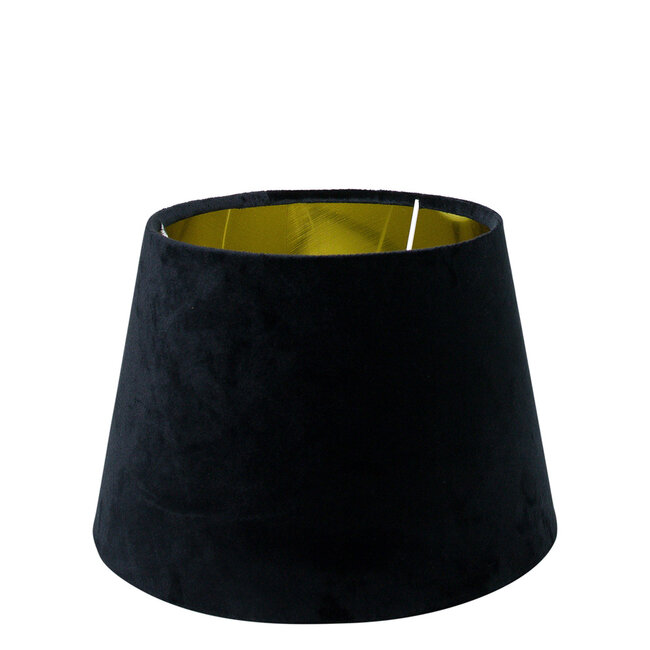 Mars & More lampenkap fluweel zwart dia 25cm