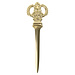 Mars & More vintage koper briefopener kroon 24cm*